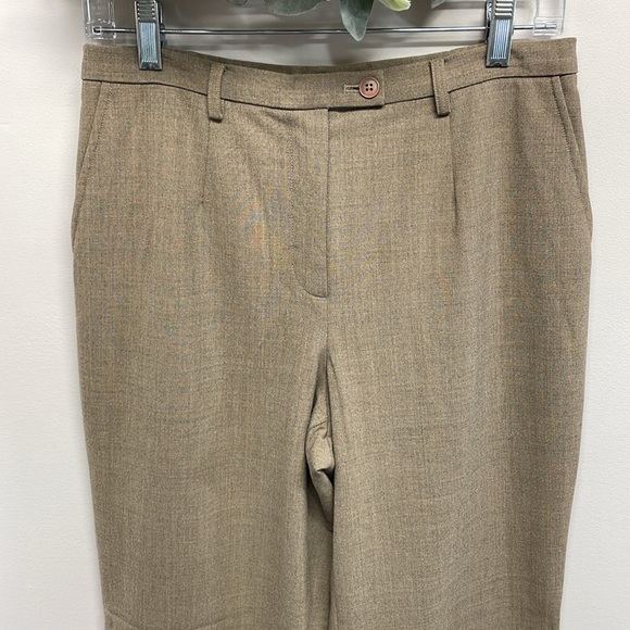 Lands’ End Vintage High Waist Flat Front Dress Pants 8 - Picture 2 of 15